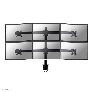 Neomounts by Newstar monitor desk mount - Clamp - 8 kg - 48.3 cm (19") - 68.6 cm (27") - 100 x 100 mm - Black